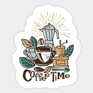 Coffee Time Sticker